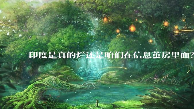 印度是真的烂还是咱们在信息茧房里面？
